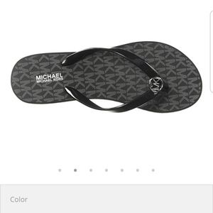 Michael Kors Bedford Platform Flip Flops Sz 8